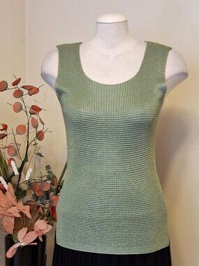 2 for $45 High Quality Spring Knitwear Tank Top Stretchy Green Camisole 14